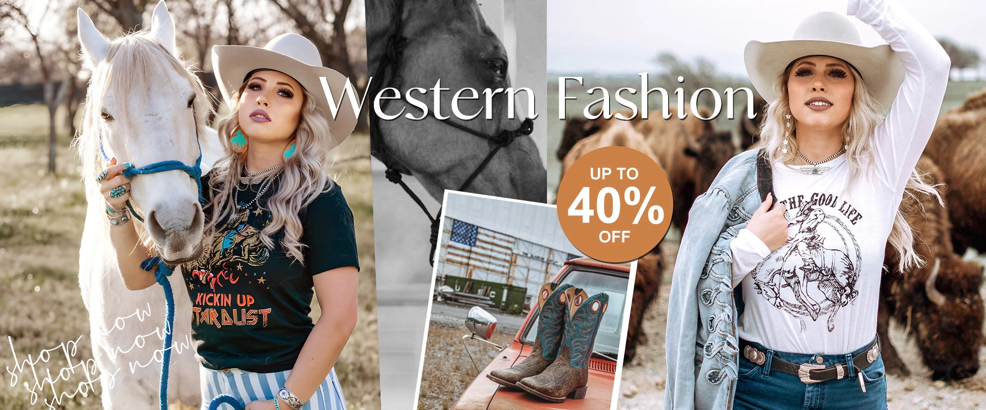 Up To 40% Off Western Fashion